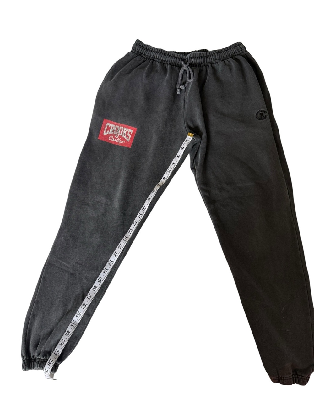 Crooks & Castles Black Jogger Sweatpants Men’s Medium